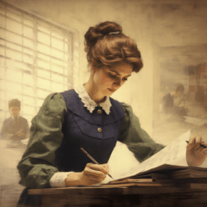 A woman studying, signifying accelerated progress through 1-to-1 tuition