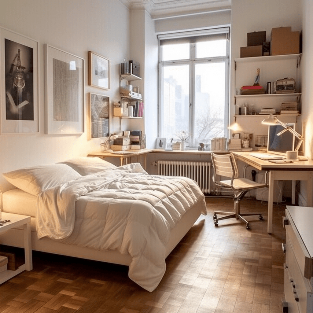 Comfortable study space for students